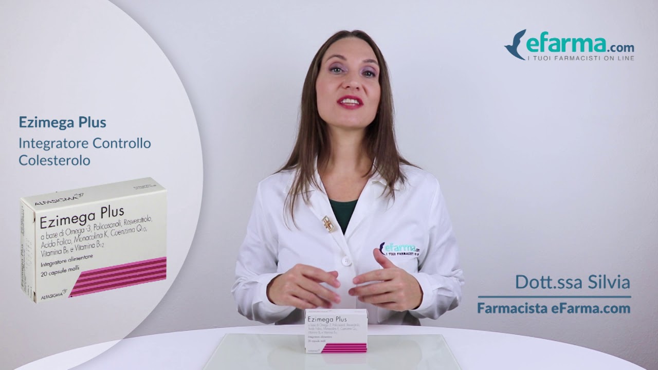 Ezimega Plus Integratore Controllo Colesterolo 20 Capsule Molli | eFarma