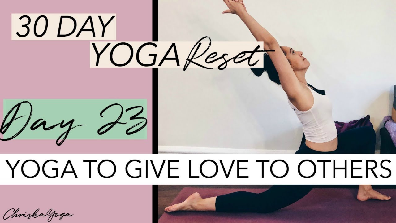 15 Min Heart Opening Yoga for Love | 30 Day Yoga Reset Challenge | ChriskaYoga beginner yoga exercises