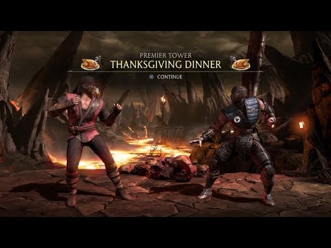 Mortal Kombat X Thanksgiving Dinner Fight