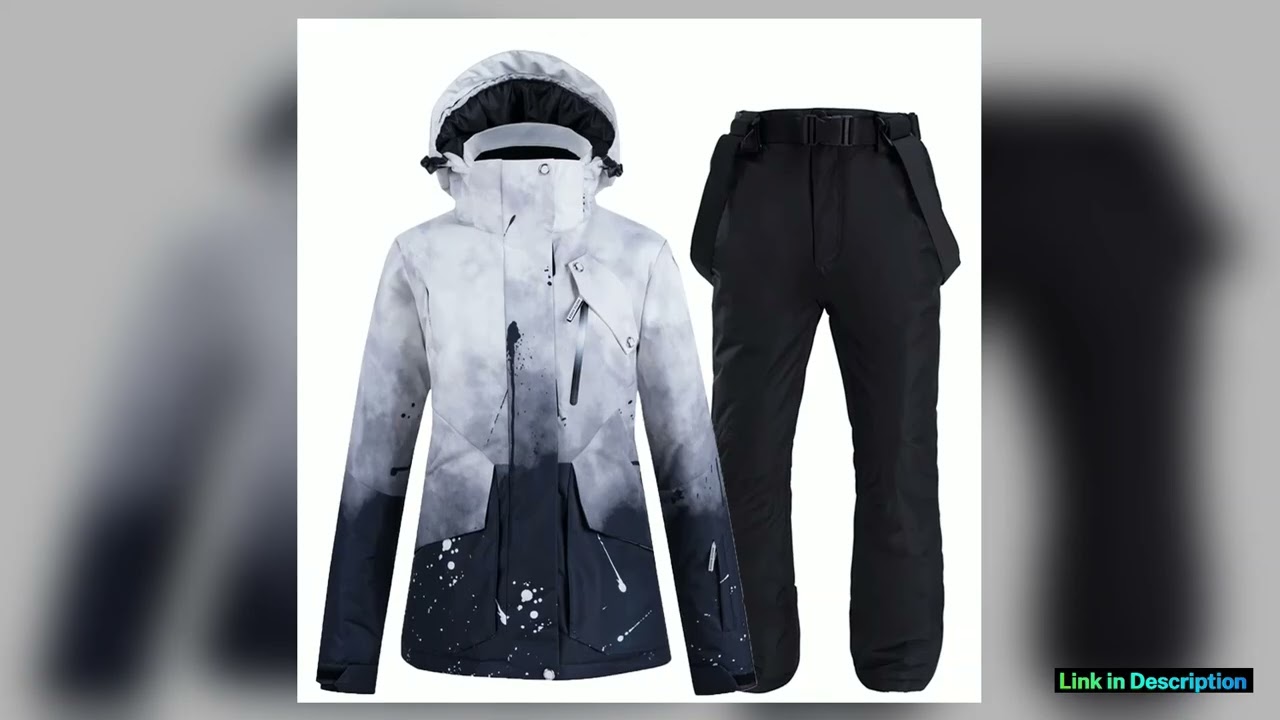 Ski Clothes Men and Women Snow Wear Snowboarding Suit Perfect Moment Ski Clothes Ski Jacket and