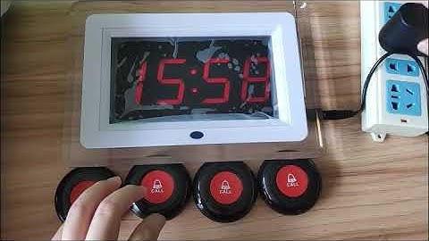 Daytech Wireless Calling System Caregiver Pagers How to  Add and Delete Buttons