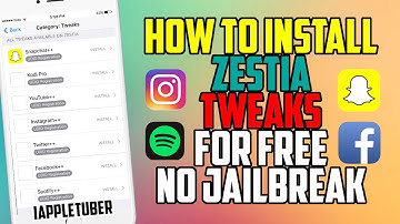How to Install Zestia Jailbreak Tweaks Without Jailbreak For FREE on iOS 10 & iOS 9 - 9.3.3