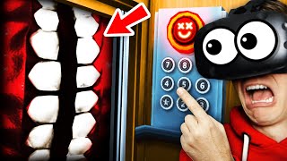 NEW Entering THE SMILE ROOM With VR ELEVATOR (Scary Floor Plan VR Funny Gameplay) screenshot 3