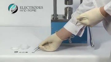 Coin Cell Button Cell Lithium Ion Crimping Safety and Operational Video