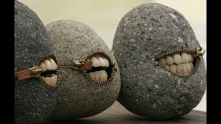 Rock And Smile - The Art of Craft Of Smiling Stones! 🪨🎨 #Shorts