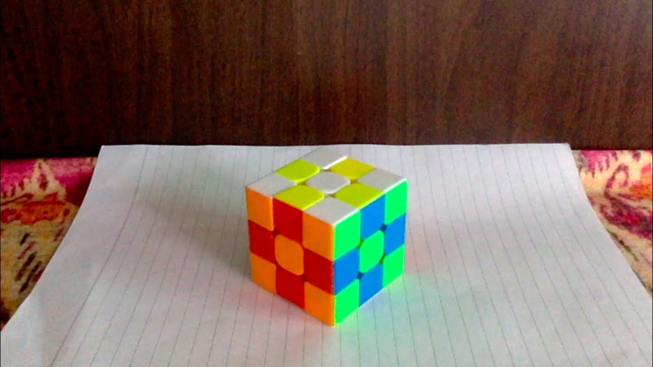 Checkerboard Pattern On A Rubik's Cube (A Stop Motion Animation)