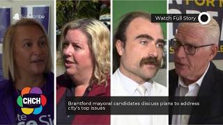 Brantford mayoral candidates discuss plans to address city’s top issues
