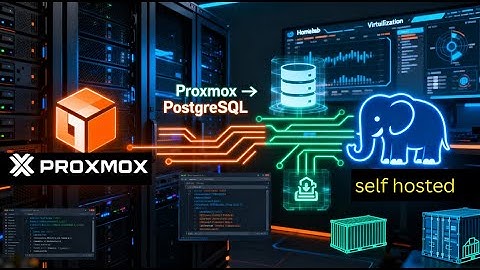 Self-Host PostgreSQL on Your Homelab with Proxmox | Complete Setup Tutorial (Open-Source Database)