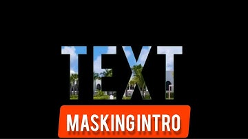 How to create text masking Intro - Video Inside Text (InShot Tutorial)