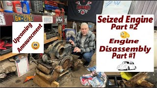 VW Beetle Seized Engine Part #2 - Engine Disassembly Part #1