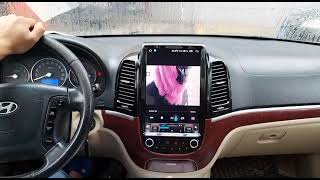 12.1 Tesla Style Android Screen for Hyundai Santa Fe (2006-2012) | Vertical HD Display | CarPlay