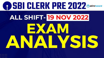 SBI Clerk Exam Analysis 2022 || All Shift (19 Nov 2022) || SBI Clerk Analysis 2022