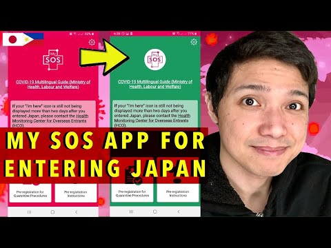 46 PART 3 HOW TO SETUP JAPAN MYSOS APP FOR TRAVEL TO JAPAN AS FOREIGNER  JAPAN MYSOS APP WALKTHROUGH