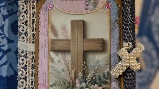 Faith warriors junk journal with scripture purse 