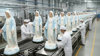 How Holy Virgin Mary Statues Are Made – Inside the Largest Sacred Statue Factory (Full Process)