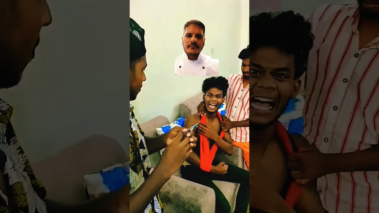 Started crying before taking the injection. Suraj Rox ka 