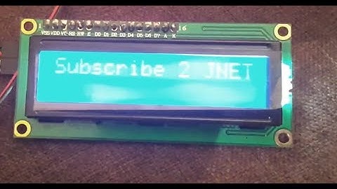 Node MCU ESP 8266 Text To I2C LCD Example