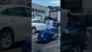 🏍️🔥 BIG WHEEL HARLEY-DAVIDSON BAGGER IN THE BRONX! 🔥🏙️