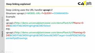 UniversalPlantViewer UPV integration possibilities  DeepLinking API SDK screenshot 1