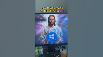 God Mode on Windows! 🙏💻