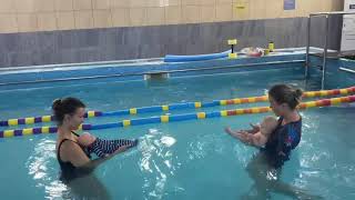 Практика на онлайн курсе Плавание для грудничков, тодлеров и дошкольников
