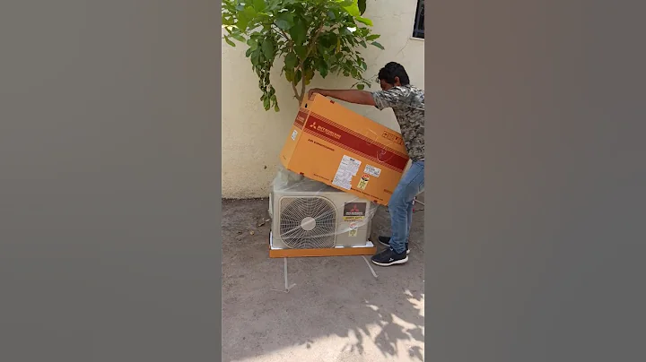 Mitsubishi heavy duty split AC outdoor unboxing #ac #shortsvideo #viral #trending #splitac #unboxing