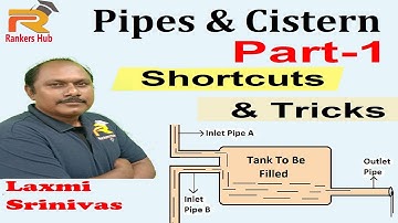 Pipes and Cistern Best Shortcuts and Tricks in Time and Work for SBI PO | SSC CGL | AFCAT|RRB NTPC