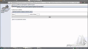 000webhost Tutorials - Creating, Importing and Exporting a Databases