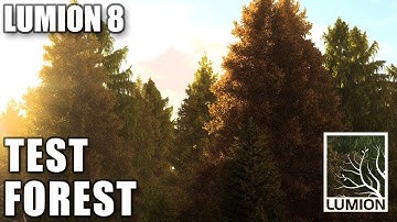 FOREST RENDERING TEST - LUMION 8