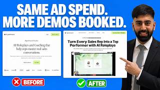 Google Ads Landing Page Redesign Hyperbound Hero Section