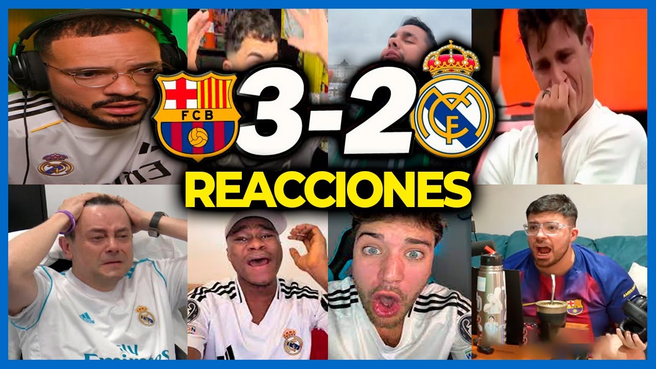 LAS MEJORES REACCIONES y LLOROS MADRIDISTAS a BARCELONA CAMPEON DE LA SUPERCOPA de ESPAÑA 🏆