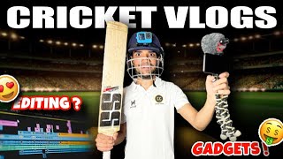 HOW DO I SHOOT MY CRICKET VLOGS?😍| Rs. 3.5 LACS Cricket Gadgets🔥| Cricket Cardio Vlogs