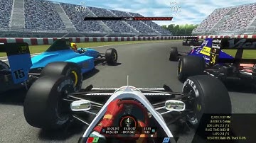 Rfactor 2: 1991 midfield F1 cars update 2022