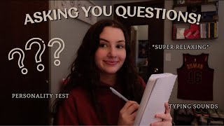 ASMR | Asking You Questions Personality Assessment! 📋