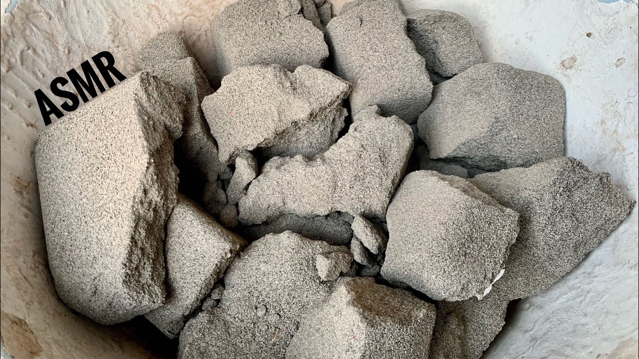 ASMR💤 Fine Glittery Sand Chunks Crumble in Lots of Water Bucket🪣💦 and a lil Dipping😋.