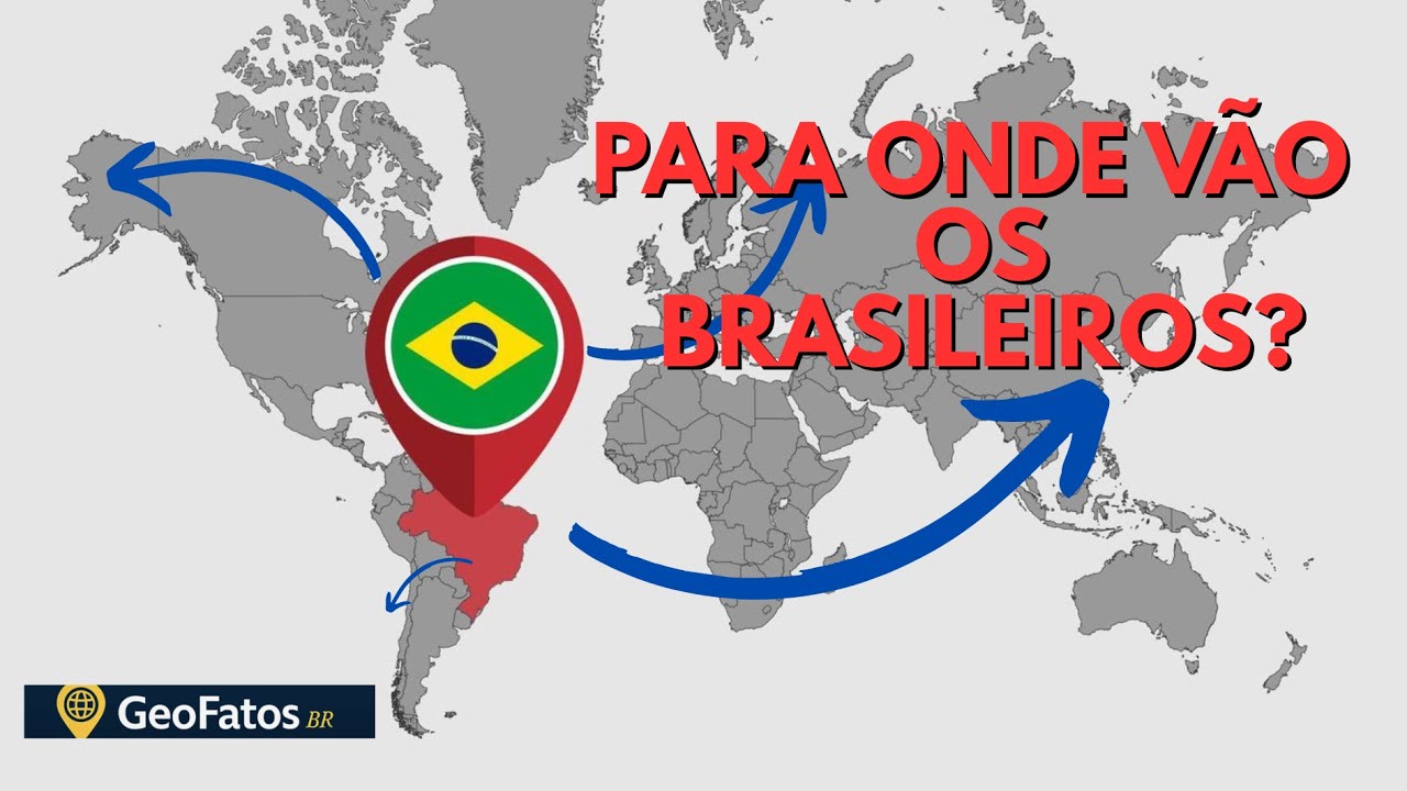 Ranking: Top países onde os brasileiros mais vivem fora do Brasil - YouTube