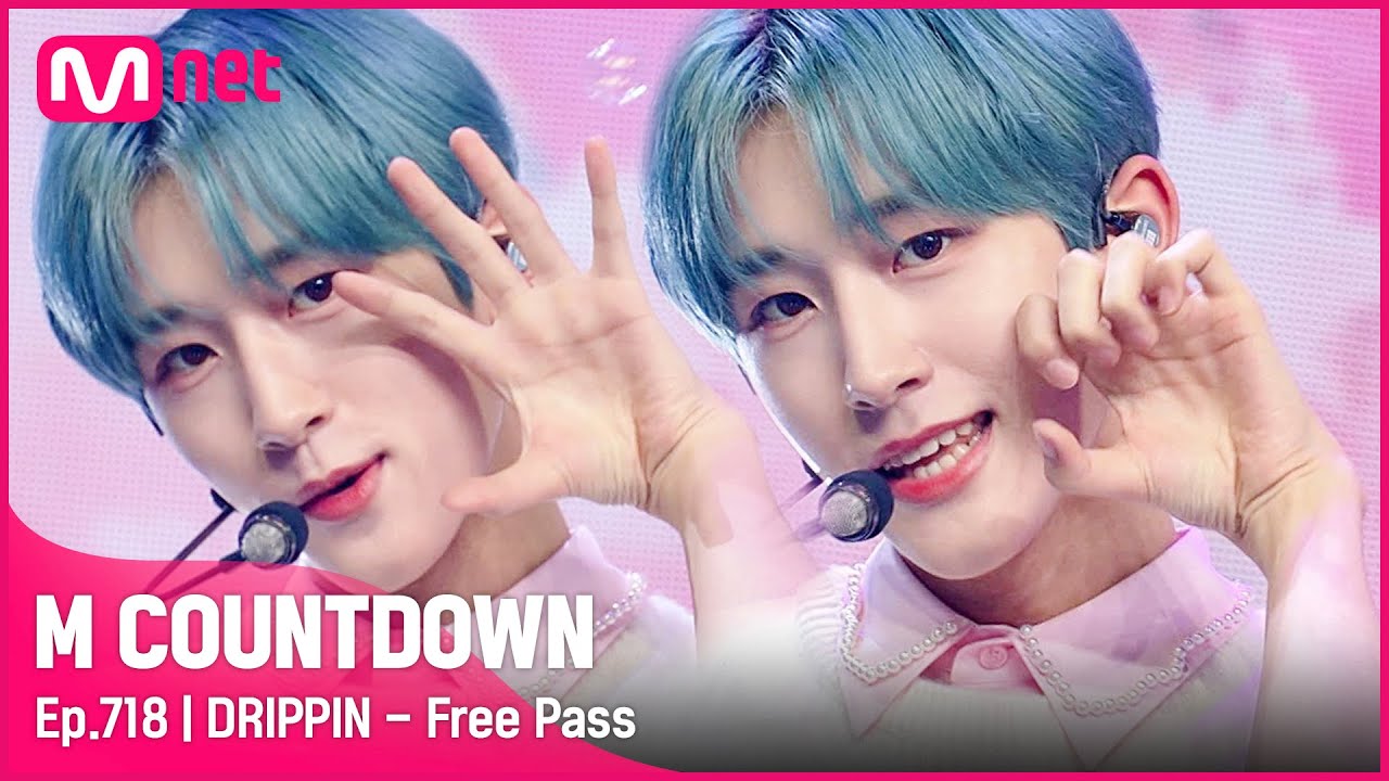 DRIPPIN - Free Pass] KPOP TV Show | #엠카운트다운 EP.718 | Mnet