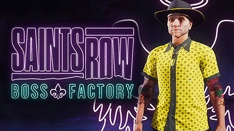 Saints Row Boss Factory Character Creator