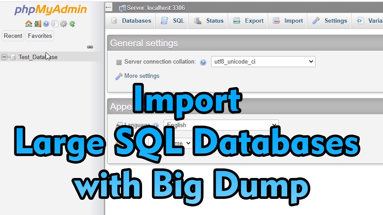 Phpmyadmin Import Big Sql File