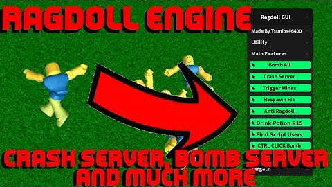 *WORKING* ROBLOX RAGDOLL ENGINE GUI, CRASH SERVER, BOMB SERVER & MORE (2021)