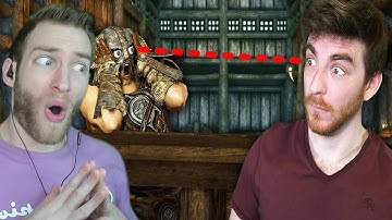 SKYRIM DIPLOMACY!!! Reacting to "Skyrim, but if I look at ANY character I have to kill them"