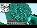 Never throw 1.000.000 ENDER PEARLS at once in Minecraft ! ENDLESS TELEPORT !