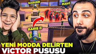 EKİPLE YENİ MODDA 4&#39;LÜ VİCTOR PUSUSU!! 😱 (RAKİPLERİ GEMİDE ÇILDIRTTIK) | PUBG MOBILE