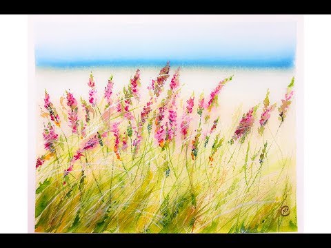 Featured image of post Wildflower Field Watercolor / Shop for wildflower field art from the world&#039;s greatest living artists.