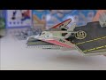 Military Aircraft Carrier with Naval Ship and Fighter Jet Launcher Set (Pull-Back) - ASMR TOY VIDEO