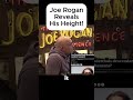 Joe Rogan Reveals His Height to Action Bronson! #jre #joerogan #joeroganexperience
