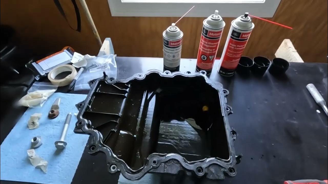 2017 ford f150 3 5l ecoboost oil pan replacement tsb 20 2051 youtube