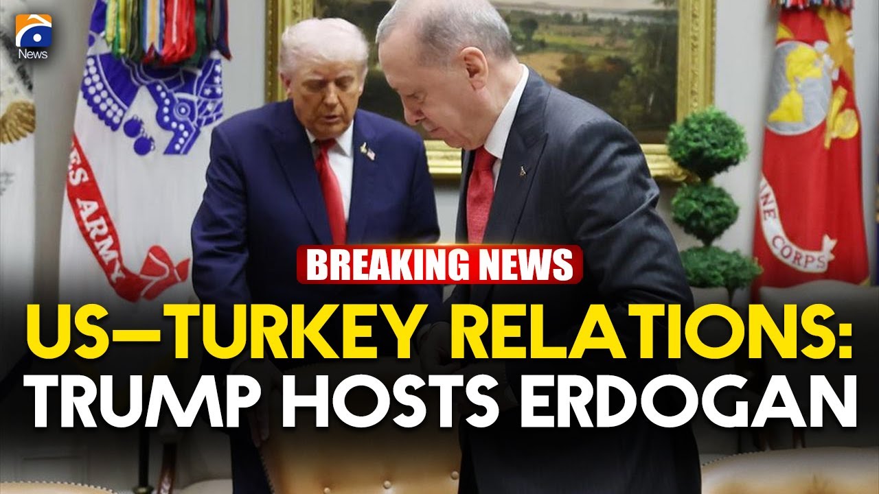 Trump Meets Türkiye’s Erdogan in Washington | Key Diplomatic Talks Held | Geo News English