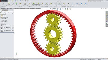 Gear Drive tutorial in SolidWorks