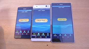 Sony Xperia C5 Ultra vs Z3 vs Z Ultra - Internet Speed Test HD